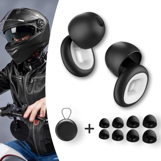 RidersPro© – Set 1+1 ZADARMO – Motorkárske štuple do uší (−27 dB)